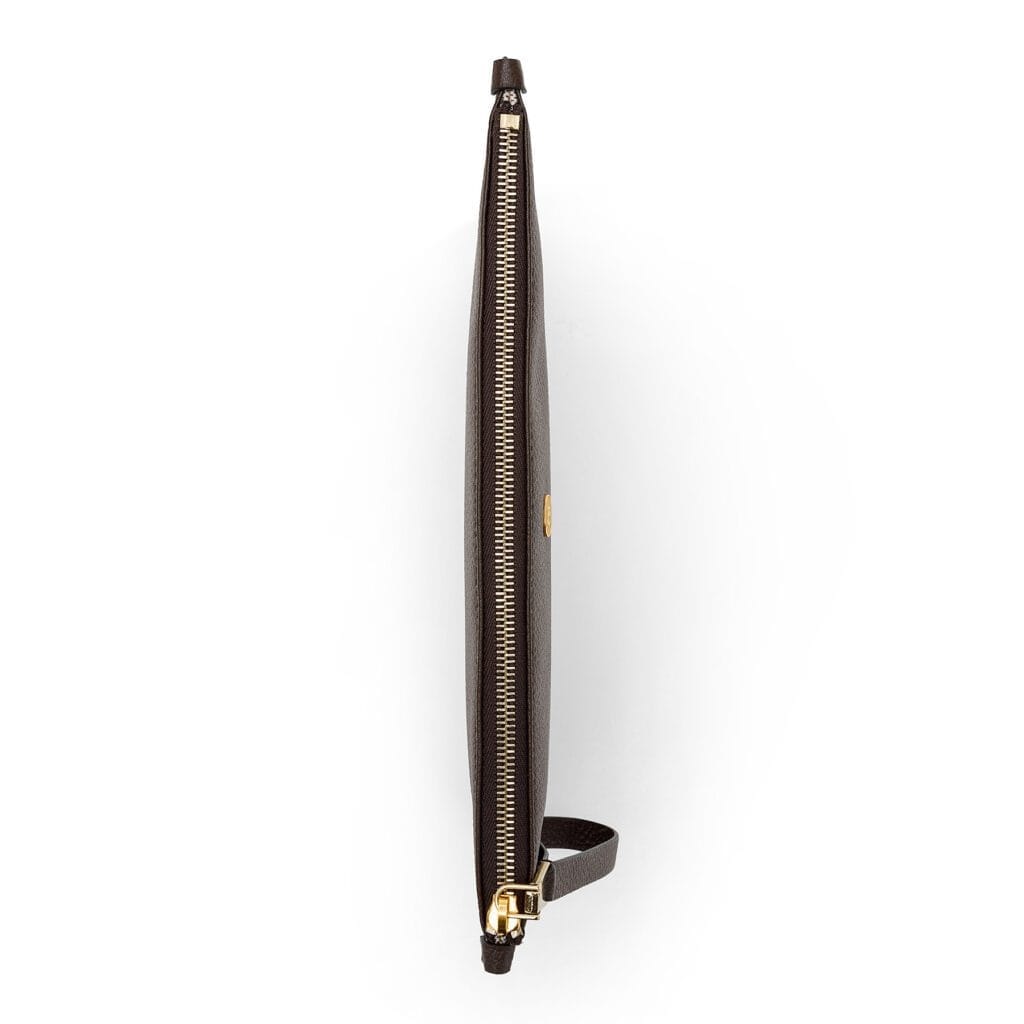 BC602 Bag mod. Pochette classic Cioccolato fondente  top