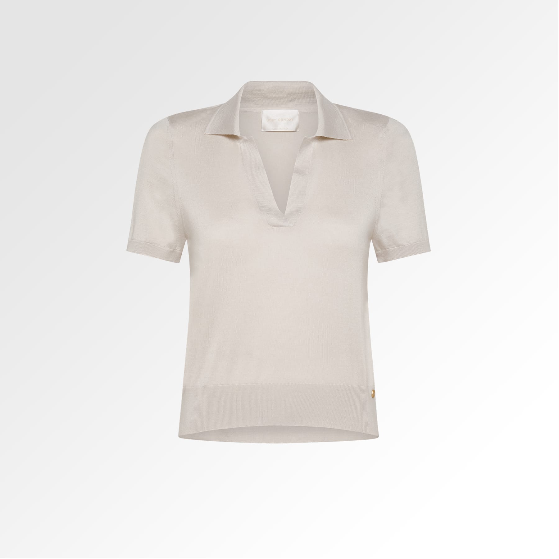 Shirt Short Sleeve SKU S1 002 23 Mandorla POSSIBLE VARIANT off white