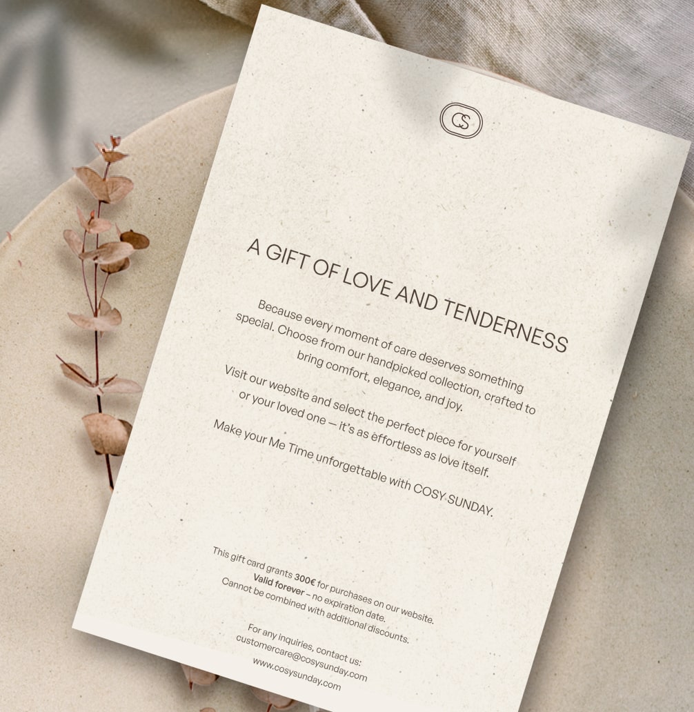 Fashion Gift Card – A Gift of Love & Tenderness