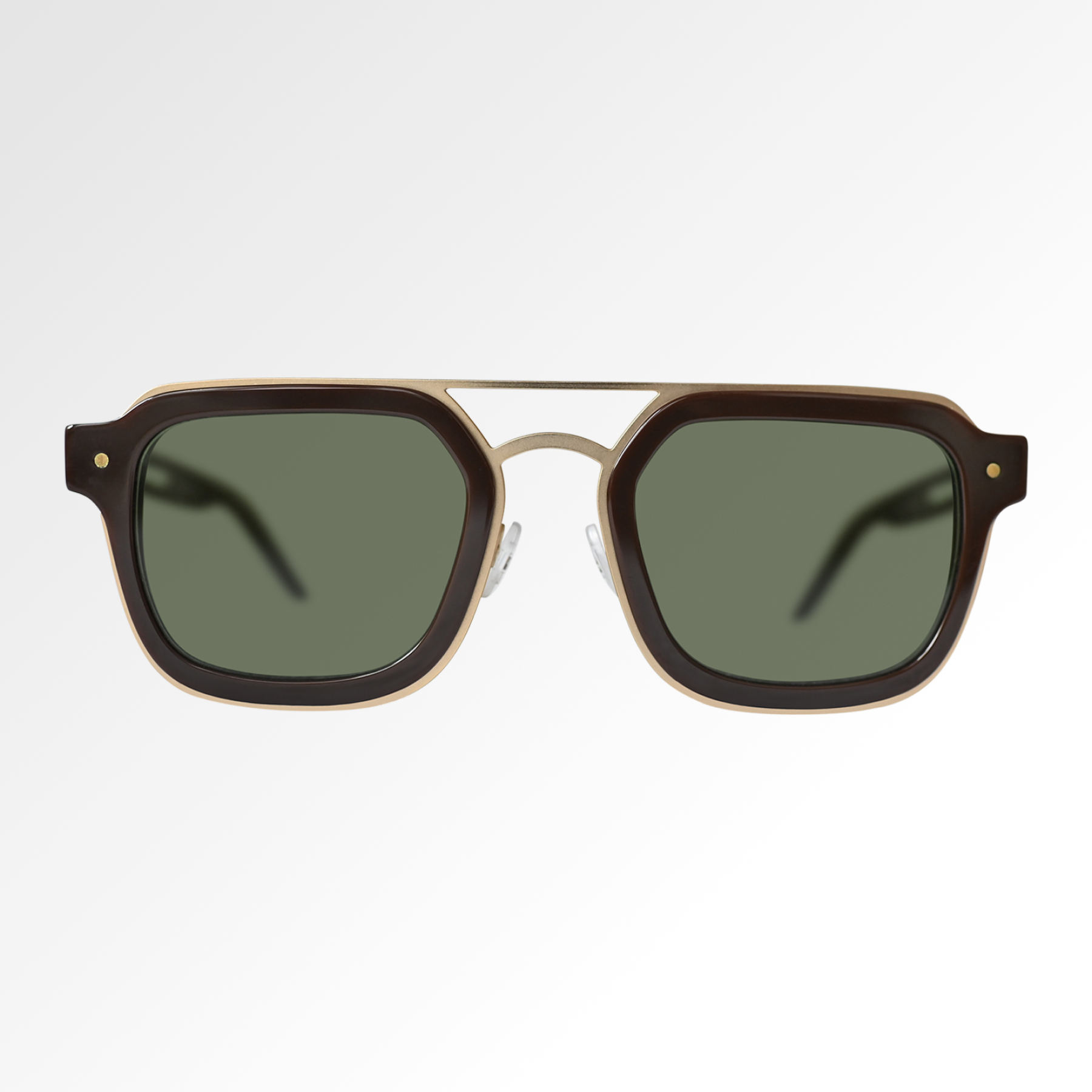 Dolce Vita Cioccolato - Square Frame Designer Sunglasses